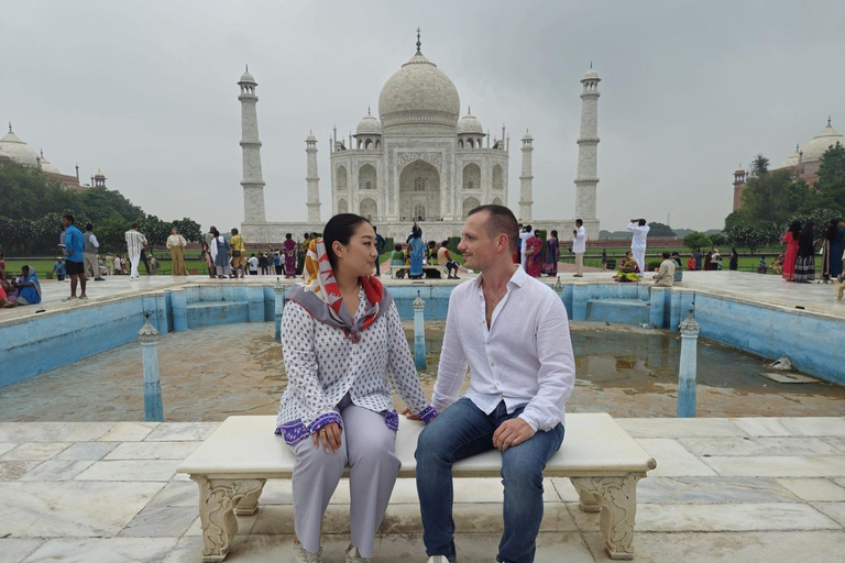 Same Day Taj Mahal and Agra Day Tour from Delhi by Car From Agra: Tour with Air-Conditioned Car, Driver, and Guide