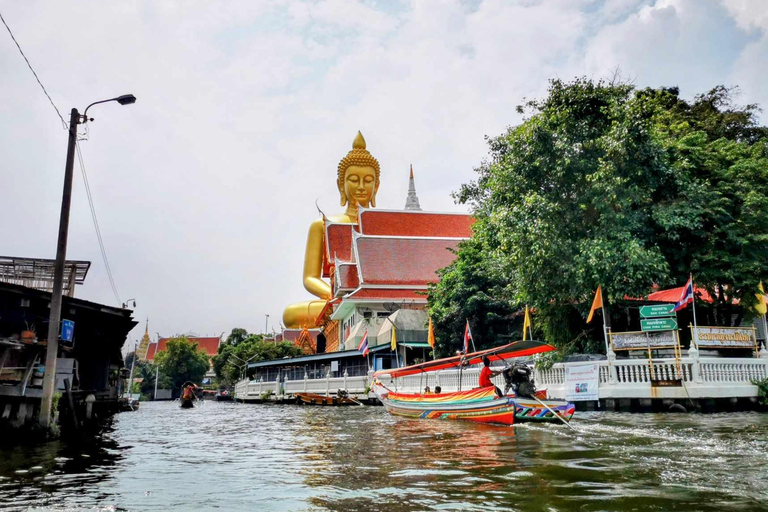 Bangkok: Tour em pequenos grupos pelos canais em um barco de cauda longaBangkok: excursão para grupos pequenos pelos canais em barco Longtail