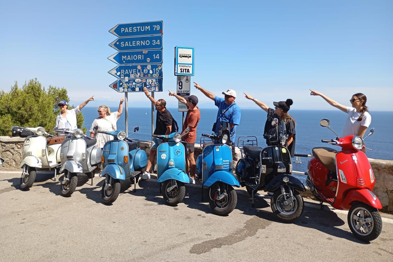 Private Amalfi Coast Vespa Tour with Road Captain Departure from Naples