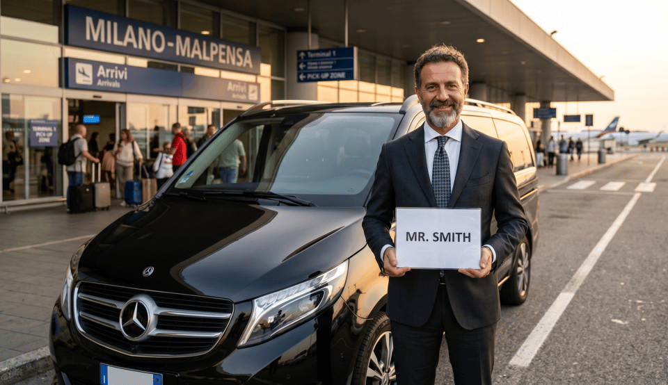 Mailand: Privattransfer vom/zum Flughafen MXP nach Mailand Mailand: ...