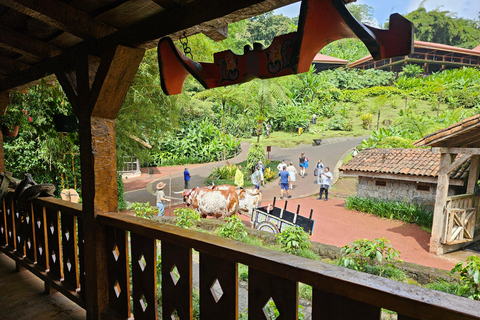 As maravilhas do vulcão Poas e os jardins da cascata de La Paz