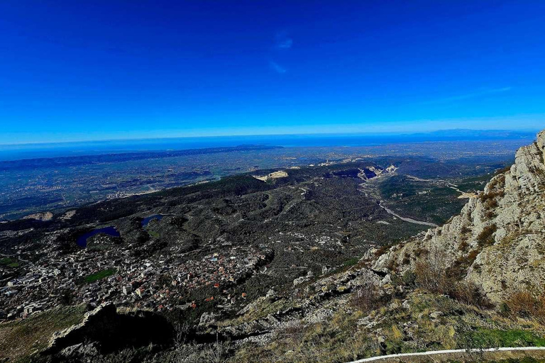From Tirana: Kruja Castle, Old Bazaar & Sari Salltik View