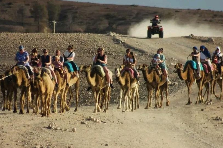 Marrakech: Agafay Desert Quad, Camel Ride & Dinner Fire Show
