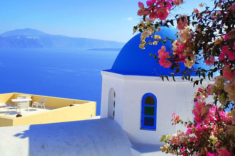 Santorini: panoramische sightseeingtour met privéminibusSantorini: panoramische sightseeingtour met minibus