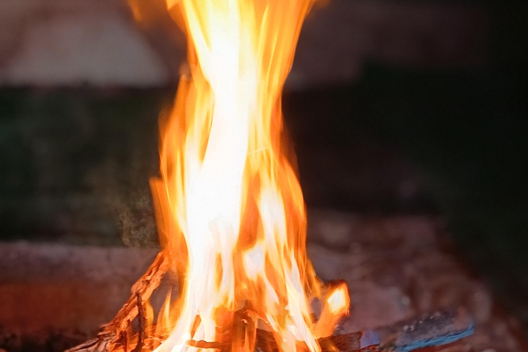 overnight: sleep under the stars in the cave in Wadi Rum Protected Area Caml tour