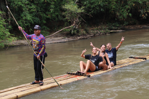 Chiang Mai: Elephant Sanctuary, Waterfall & Bamboo Rafting