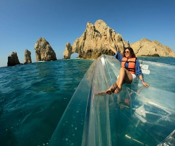 Los Cabos: Transparent Boat Tour with Optional City Tour