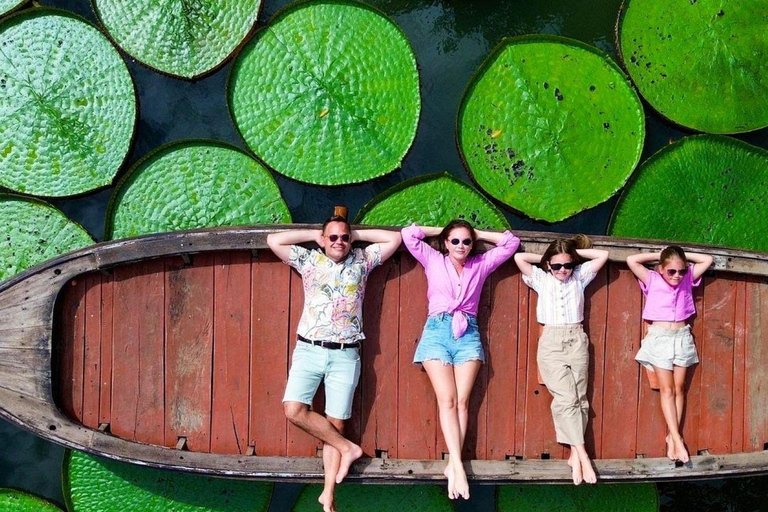 Phuket: Giant Water Lily Pond Options Drone Video+Old Town Lily Pond Group Combo Photo+Drone Video+Old Town+Khao Rang