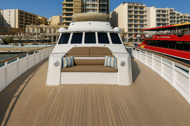 From Sliema: Around Malta Cruise with 3 Swim Stops and Lunch