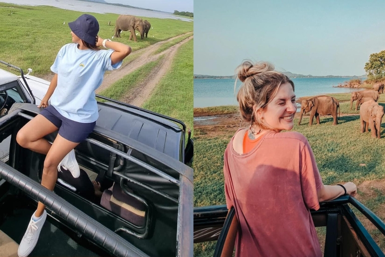 Z Negombo: Sigiriya, Dambulla i wiejskie safari - jednodniowa wycieczka