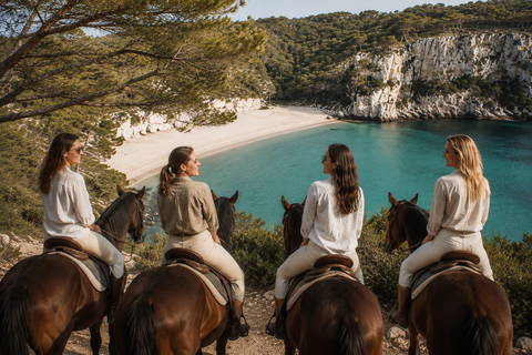 Menorca: Horseback Ride to Cala Mitjana Beach and Swim