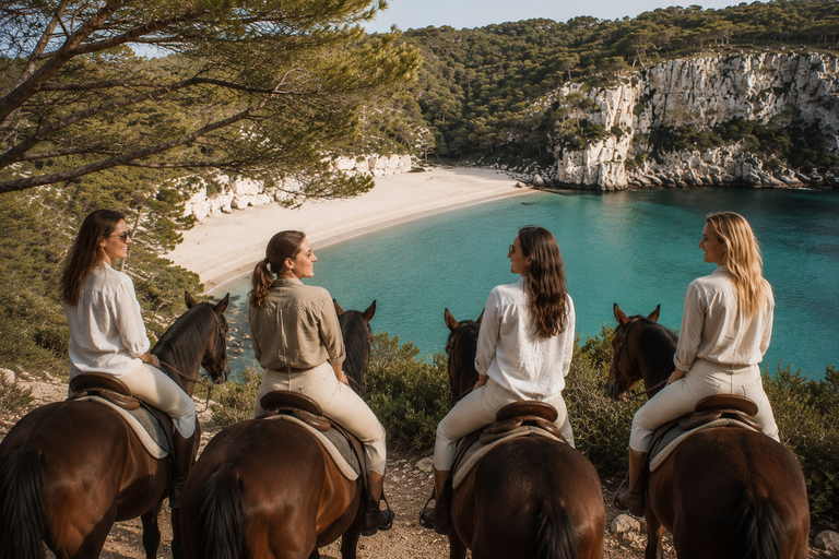 Menorca: Horseback Ride to Cala Mitjana Beach and Swim