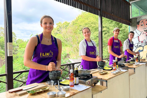 Chiang Mai: Thai Cooking Class at Grand Canyon & Market Tour Evening Session - Thai Cooking Class at Grand Canyon