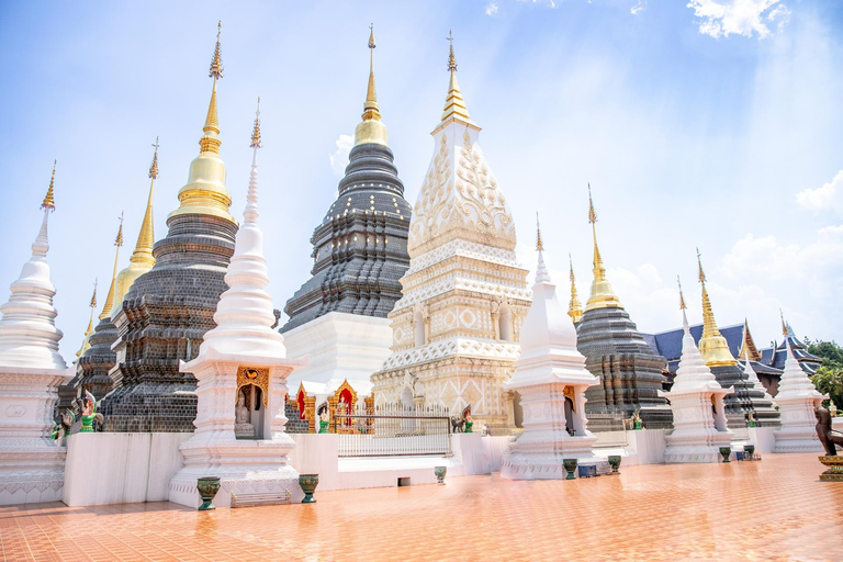 Chiangmai: Klebriger Wasserfall, Land der Engel und Wat ban den.