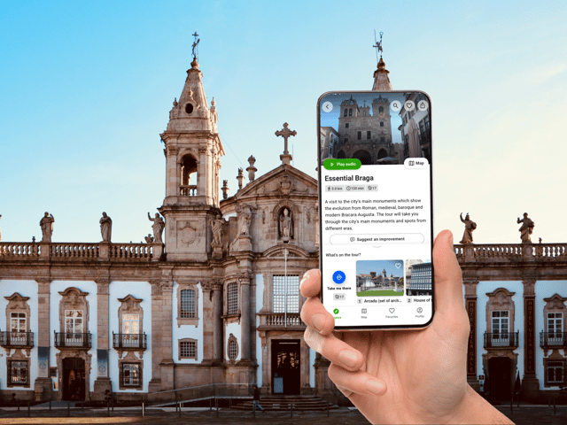 Essential Braga a Self-Guided Audio Walking Tour in English