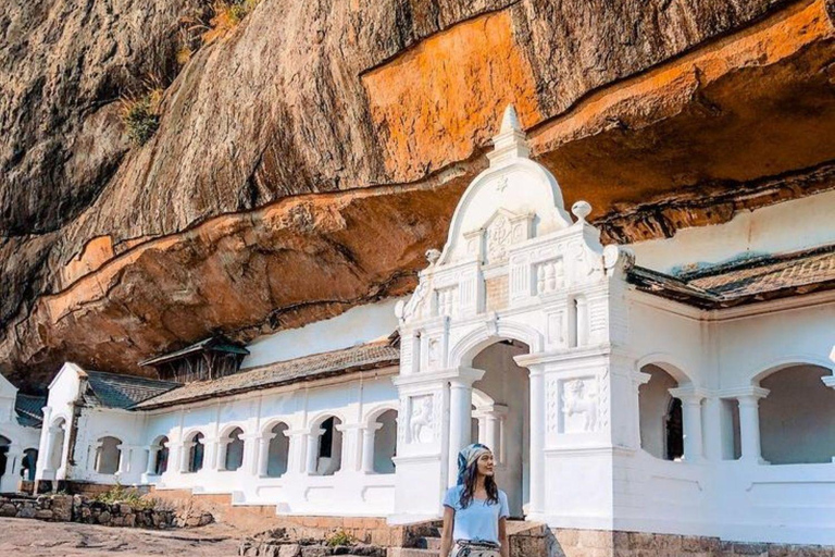 Sigiriya Rock, Dambulla Cave & Cart Rides One Day Trip Luxury Tour from Colombo, Negombo or Mount Lavinia