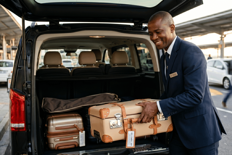 Cape Town: CPT Airport Private Transfer to/from City Center Arrival: CPT Airport to hotel in Cape Town city center