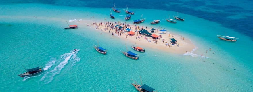 Zanzibar : excursion Safari Blue avec plongée avec tuba et déjeuner