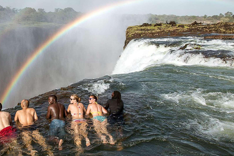 Devils Pool Swim at the Edge of the Victoria Falls