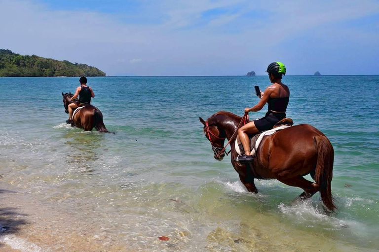 Krabi: Relaxing Horse Ride Along Klong Muang Beach