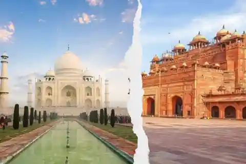 Da Delhi: escursione di un giorno al Taj Mahal, al Forte di Agra e a Fatehpur Sikri