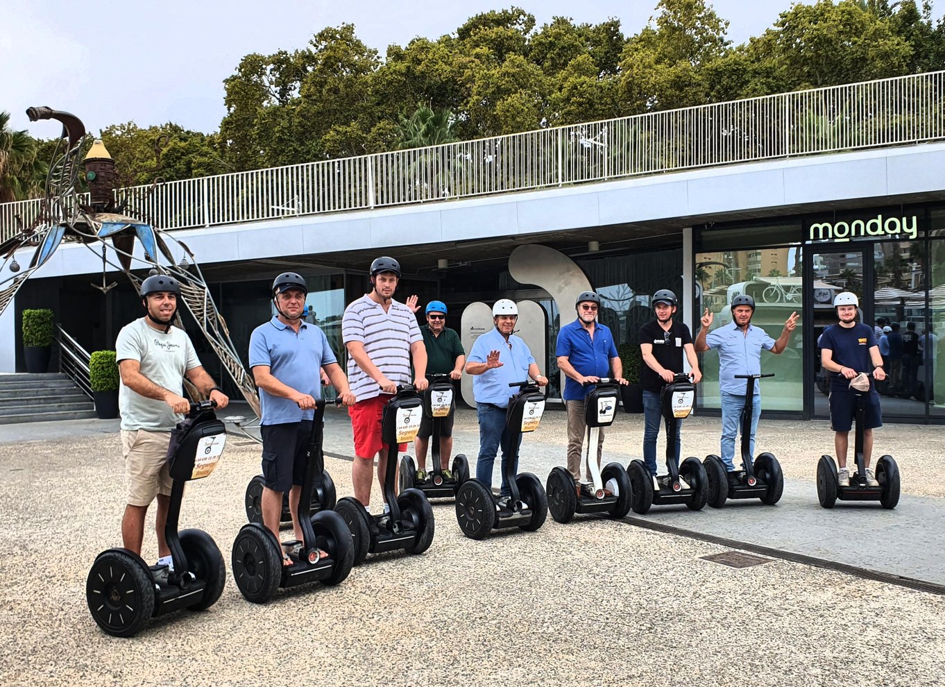 Malaga: Segway-tur til Gibralfaro-slottet, tyrefægterarenaen og havnen