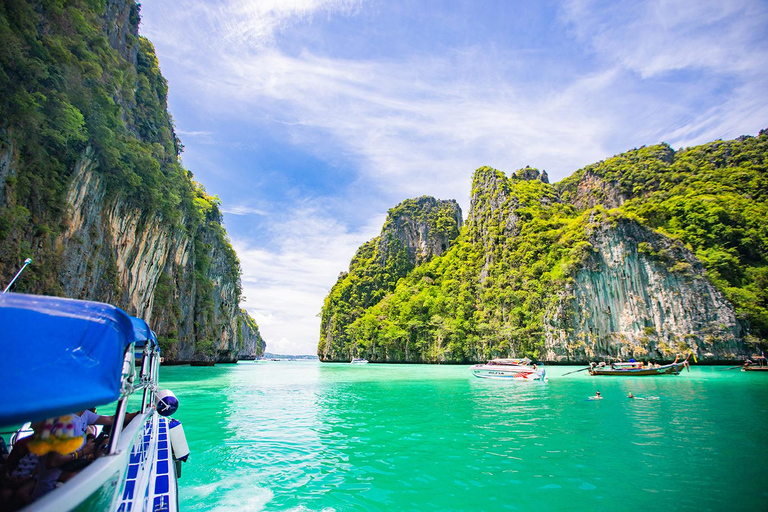 Van Phi Phi: Zonsopgang Maya Bay, Pileh Lagoon SpeedboottochtVan Phi Phi: Maya Bay, Pileh Lagoon Hele dag Speedboottocht