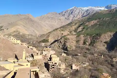 Randonnée d'une journée dans les montagnes de l'Atlas avec déjeuner.