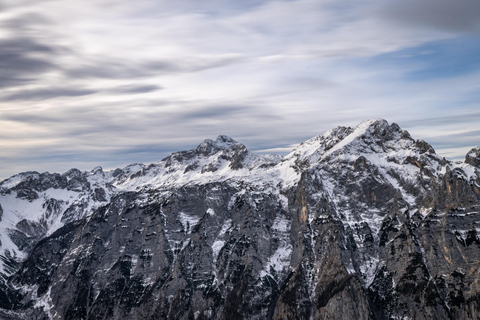 From Ljubljana/Bled: Winter Hike to 2000m Julian Alps Summit From Bled: Pickup at your accommodation