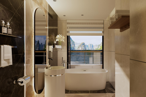 Hanoi: 2-Day Lan Ha & Halong Bay Luxurious Cruise w/Balcony Hanoi: 2-Day Lan Ha & Halong Bay Luxury Cruise with Balcony