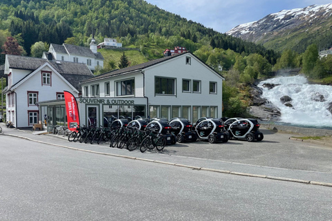 Recorrido en bicicleta eléctrica de Hellesylt a Norangsdalen