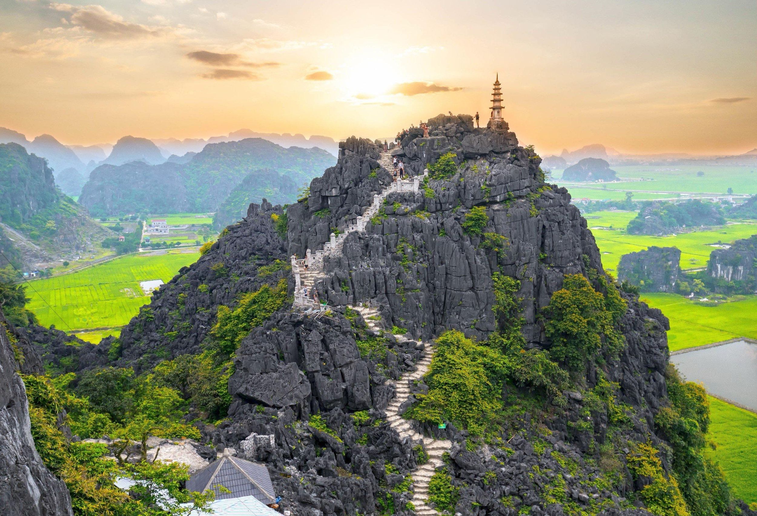 Hanoi: Ninh Binh Tagestour Besuch Hoa Lu, Tam Coc & Mua Höhle