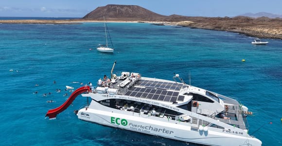 Eco Fast Ferry Mini-Cruise and Snorkel in Lobos Island