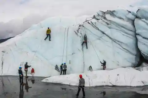 Matanuska Glacier Backcountry Ice Climb