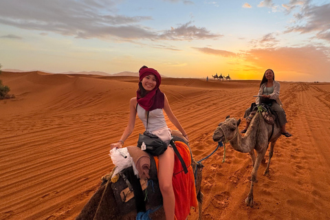 Marrakesh: Sahara Desert Tour From Marrakech 3D2N & Glamping Private Luxury Tour