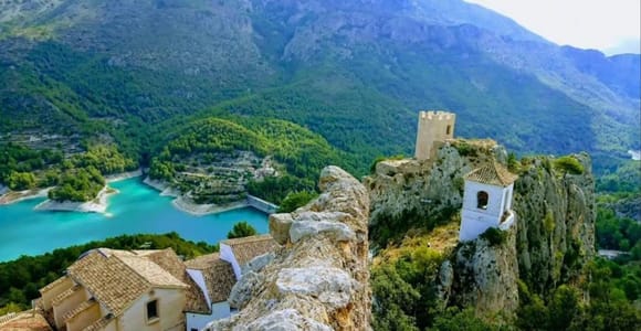 From Alicante; Excursion to the Castell de Guadalest and Altea at your leisure, by van