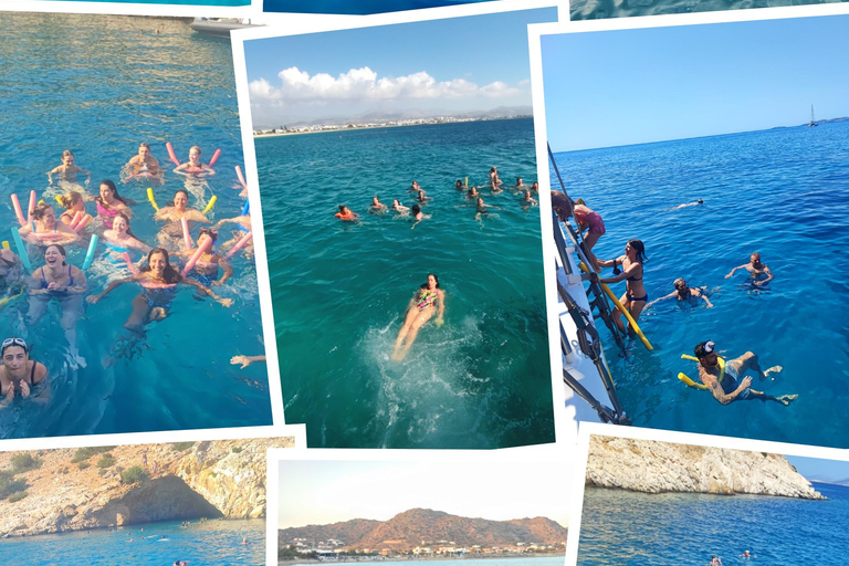 Naxos: Rina Cave & Koufonisia Full-Day Cruise with BBQ