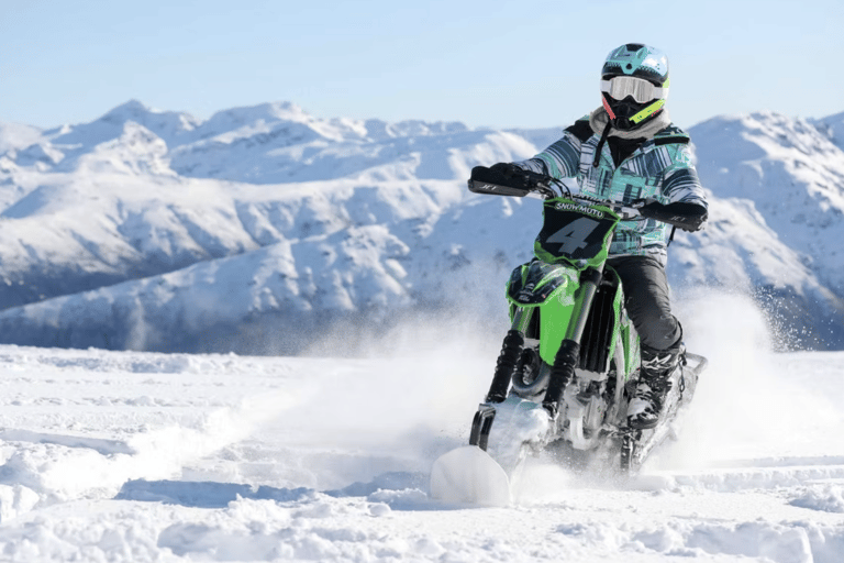 Queenstown: Guided Snowbike Adventure with Transfer Afternoon Tour