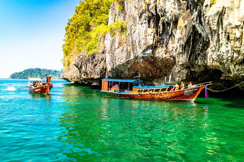 Ko Lanta : Grotte d'émeraude et tour en bateau à longue queue des 4 îles