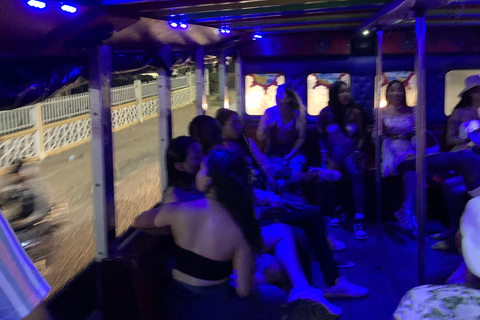 Rumba on Wheels: Exploring Cartagena in a Chiva + Nightclub Entrance Rumba on Wheels: Exploring Cartagena on a Chiva + Disco entrance fee