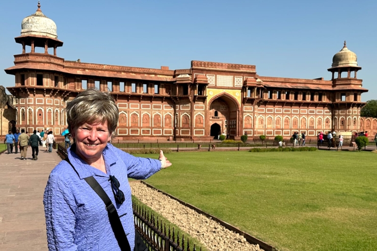 Vanuit Delhi: all-inclusive Taj Mahal-tour door Gatimaan Express1e klas treincoach, auto, gids, toegangskaarten en lunch