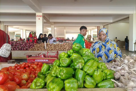 Zanzibar-marknad och swahili-matlagningskurs