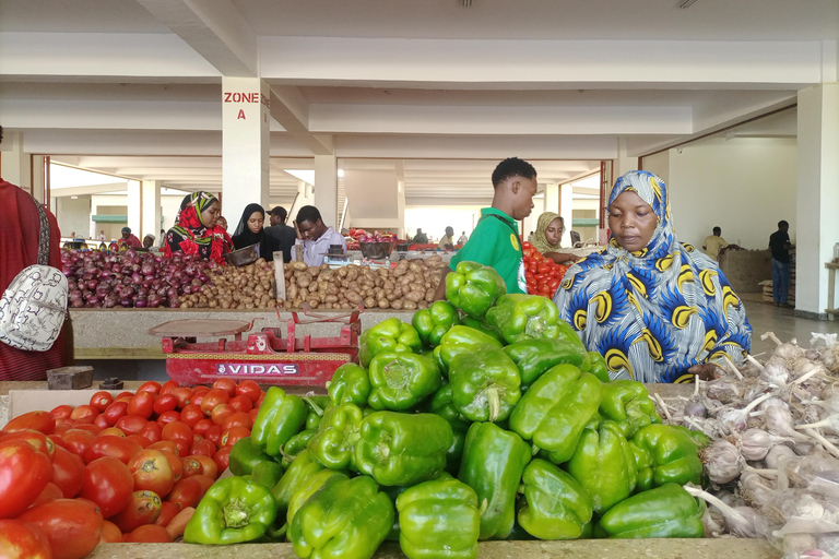 Zanzibar-marknad och swahili-matlagningskurs