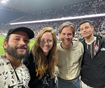 Experiência do jogo de futebol do Corinthians