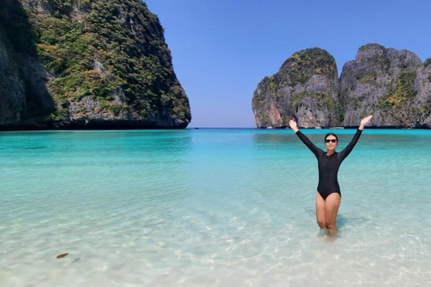 Van Phi Phi: Zonsopgang Maya Bay, Pileh Lagoon SpeedboottochtVan Phi Phi: Maya Bay, Pileh Lagoon Hele dag Speedboottocht