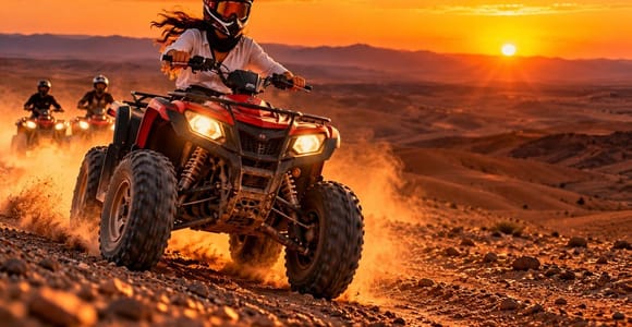 Marrakech: quad en el desierto de Agafay, montar a camello y cena con espectáculo