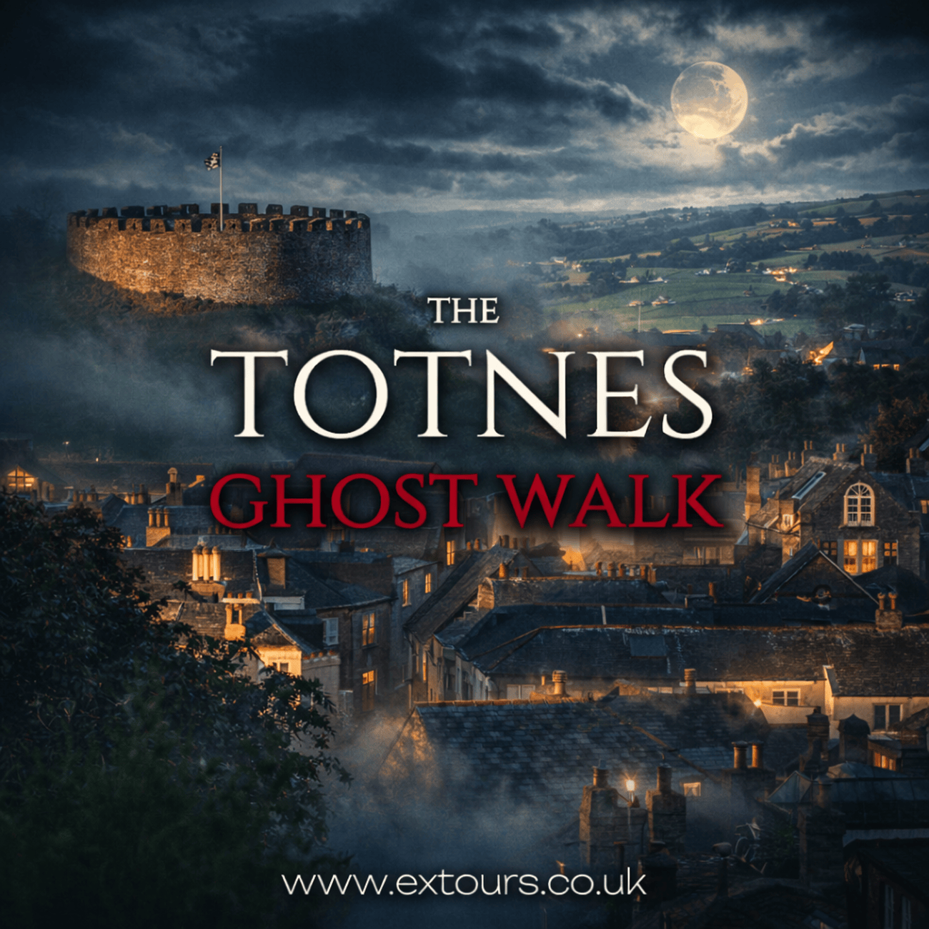 Totnes: Abendlicher Geisterrundgang mit paranormaler Untersuchung