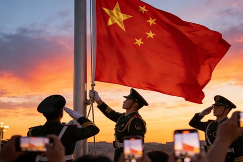 Beijing: Tiananmen Square Flag Lowering Ceremony&Night Tour