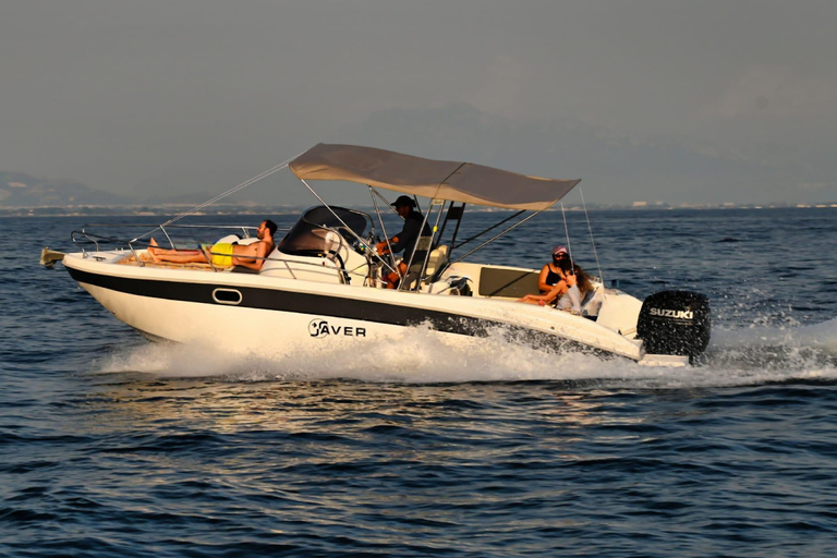 From Salerno: Boat Tour with Swim Stop and Visits to Amalfi and Positano Salerno: Cruise with a swim stop and Amalfi and Positano