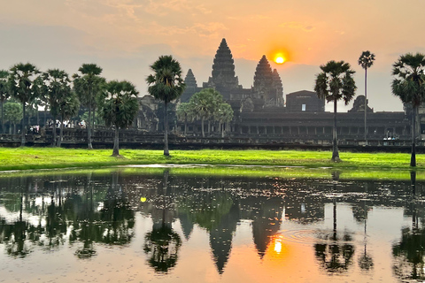 Excursion en E-Bike au lever du soleil d&#039;Angkor Wat avec déjeuner inclus